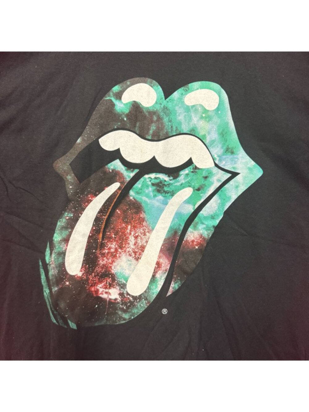 The Rolling Stones Galaxy Burst Hot Lips Rock Band Tee XL - Picture 2 of 4